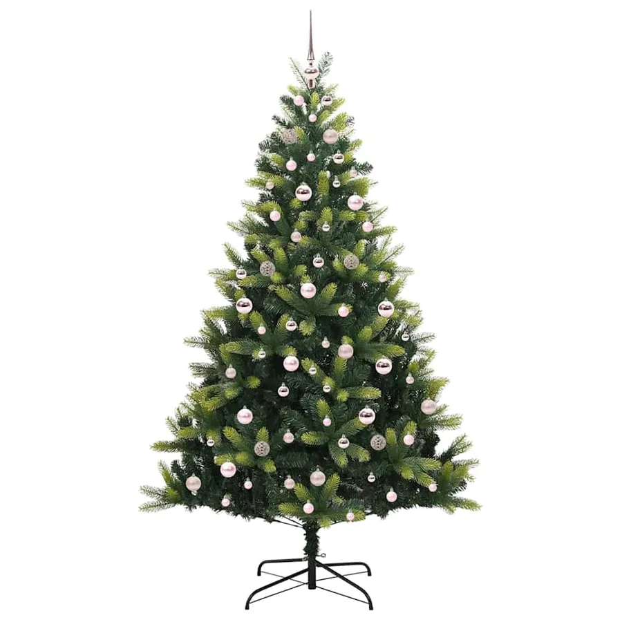 Arbre de Noël artificiel en silicone flexible 300 LEDs 210 cm - 4