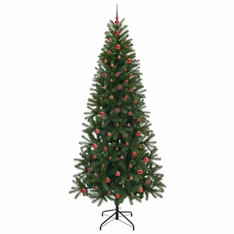 Sapin de Noël artificiel avec 300 LED Vert 240 cm PE et PVC - 4