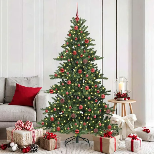 Sapin de Noël Artificiel à Branches Articulées Vert 180 cm