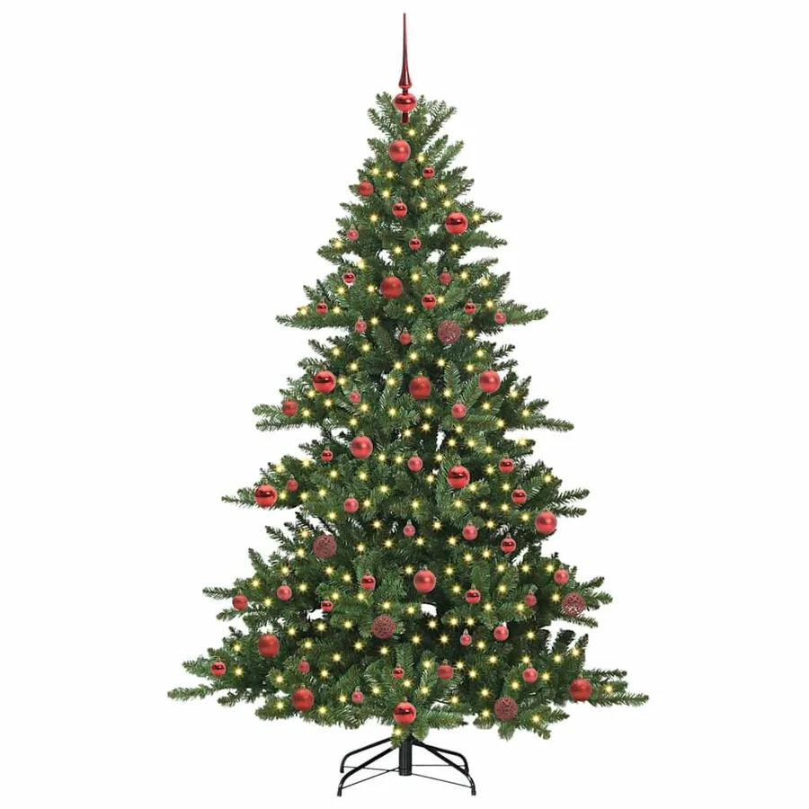 Sapin de Noël Artificiel à Branches Articulées Vert 180 cm - 3