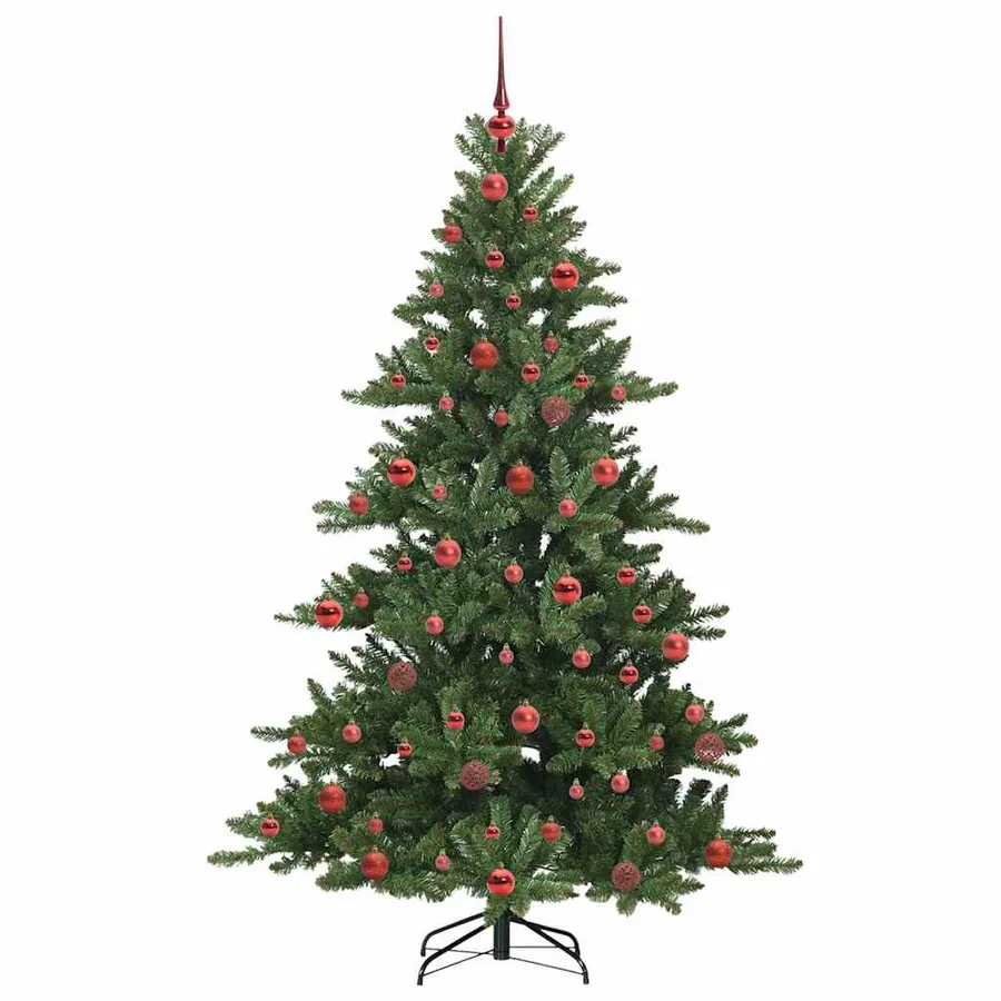 Sapin de Noël Artificiel à Branches Articulées Vert 180 cm - 4