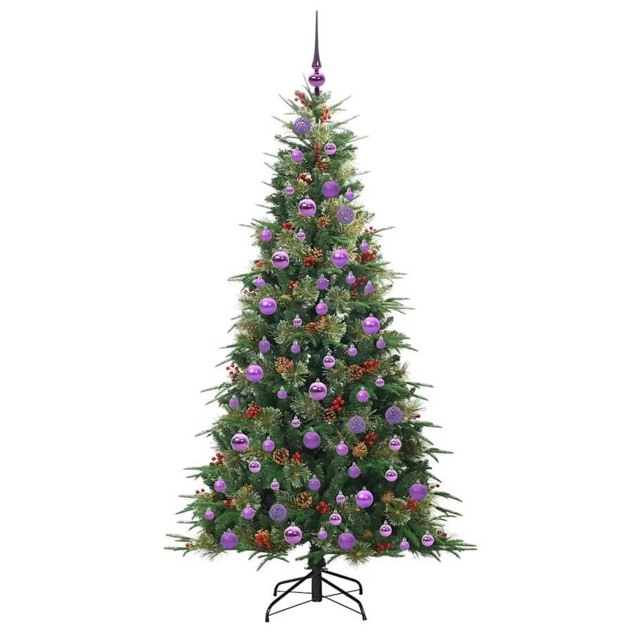 Sapin de Noël Artificiel à Branches Articulées Vert 180 cm - 4