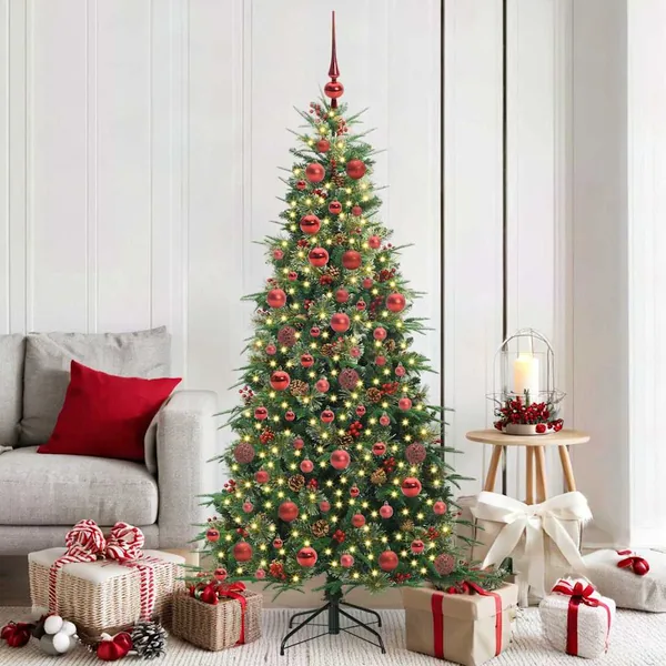 Sapin de Noël Artificiel à Branches Articulées Vert 180 cm