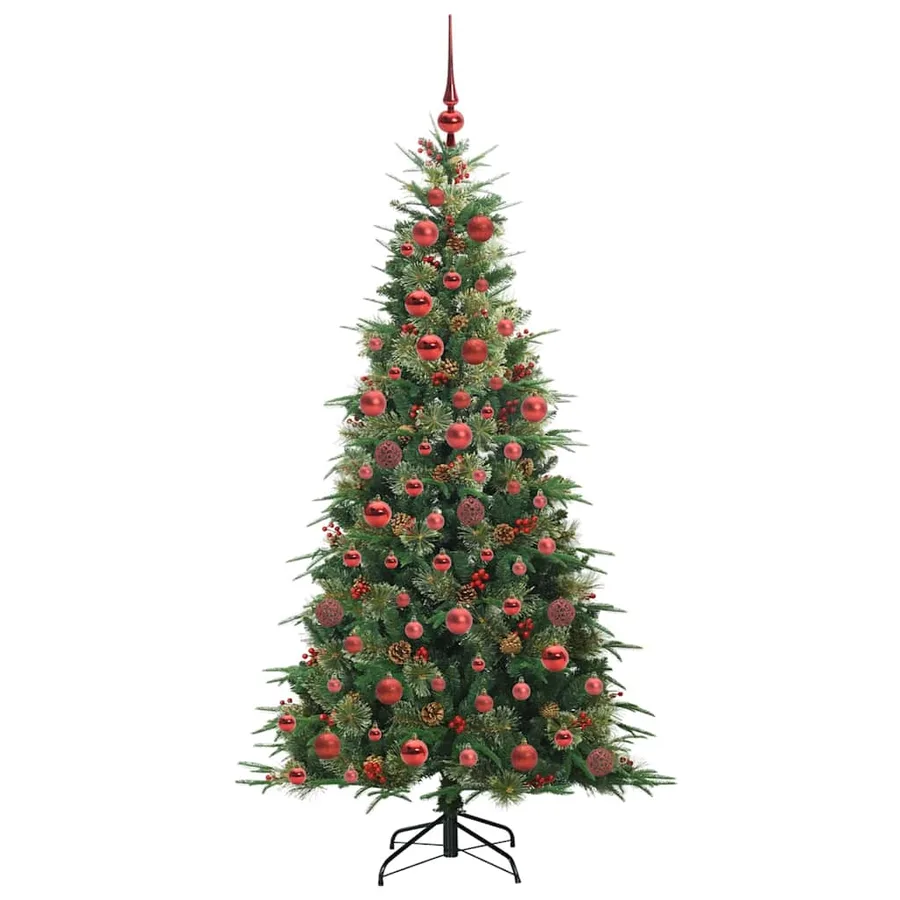Sapin de Noël Artificiel à Branches Articulées Vert 180 cm - 4