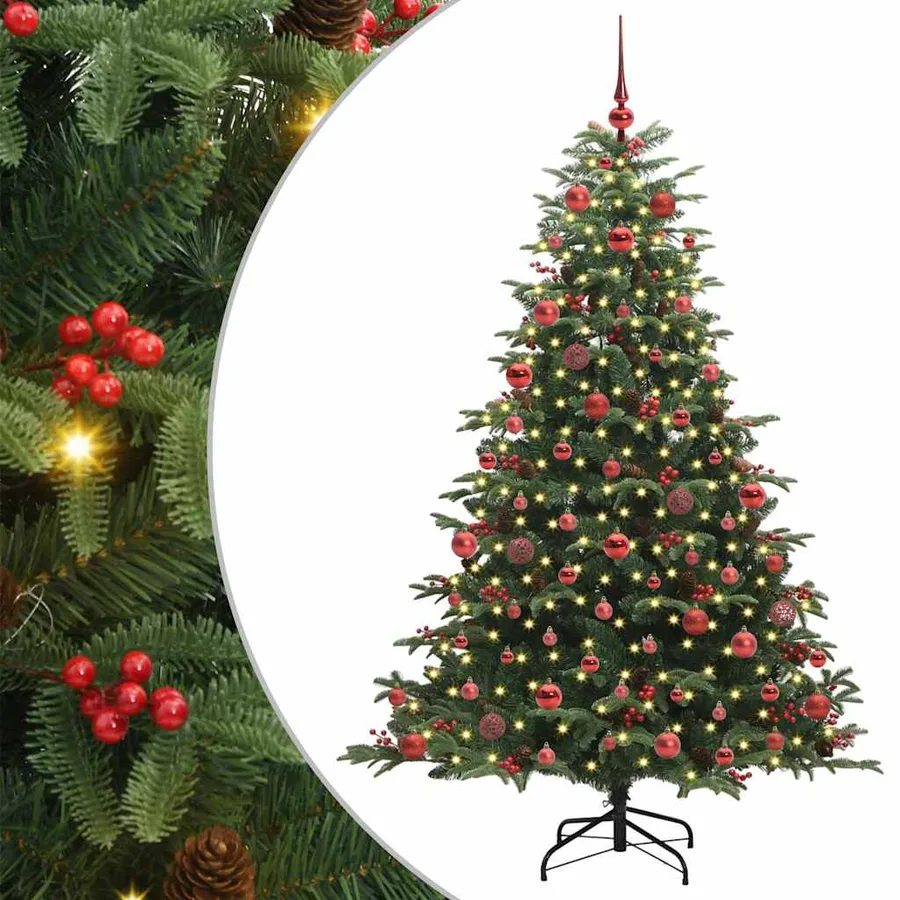Sapin de Noël artificiel Vert 180 cm PVC, métal et plastique - 2