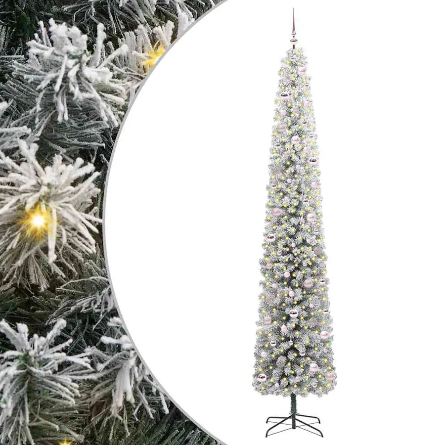 Sapin de Noël artificiel Vert 270 cm PVC et acier et plastique - 2
