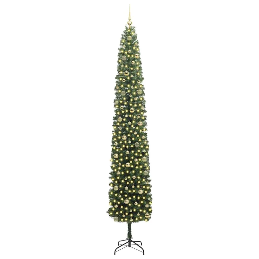 Sapin de Noël artificiel Vert 270 cm PVC et acier et plastique - 3