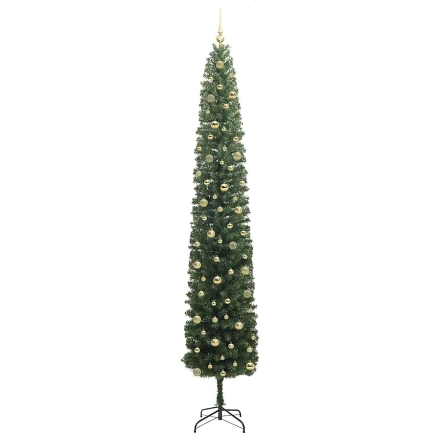 Sapin de Noël artificiel Vert 270 cm PVC et acier et plastique - 4
