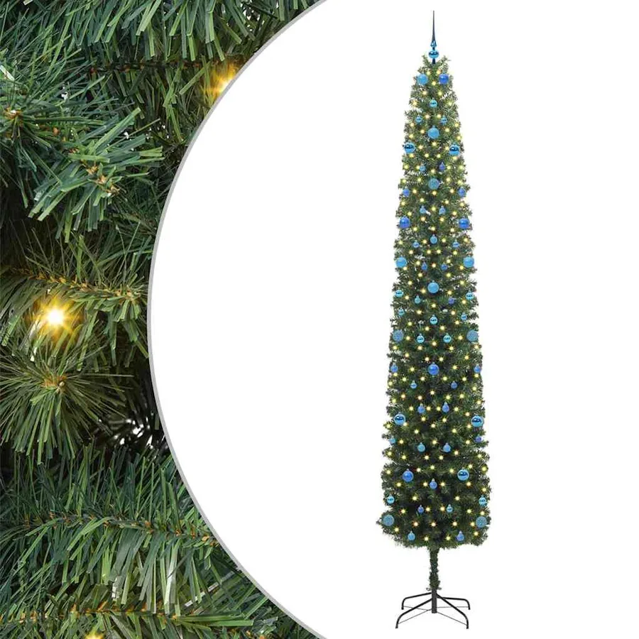 Sapin de Noël artificiel Vert 300 cm PVC et acier et plastique - 2
