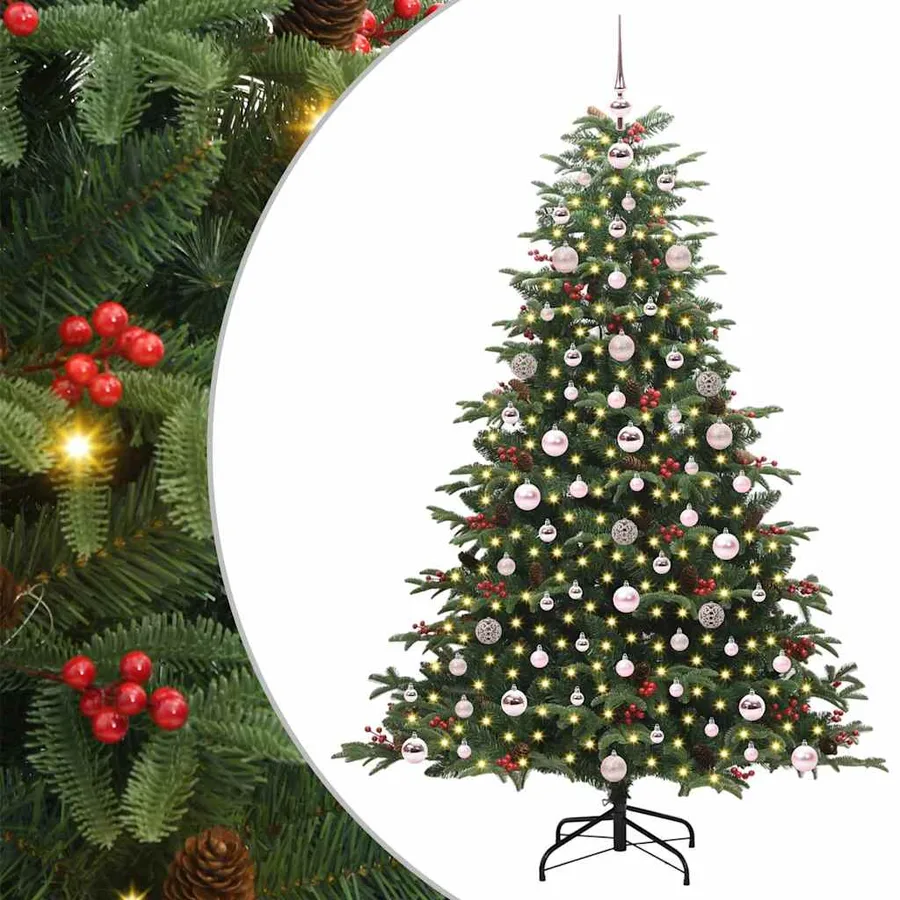 Sapin de Noël artificiel Vert 180 cm PVC, métal et plastique - 2