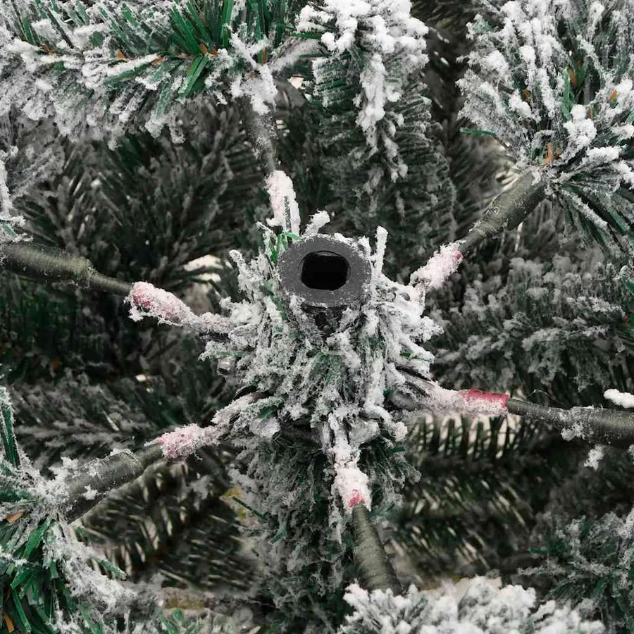 Sapin de Noël Artificiel à Branches Articulées Blanc 150 cm - 13