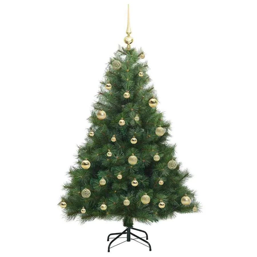 Sapin de Noël artificiel avec 150 LED Vert 120 cm PE et PVC - 4