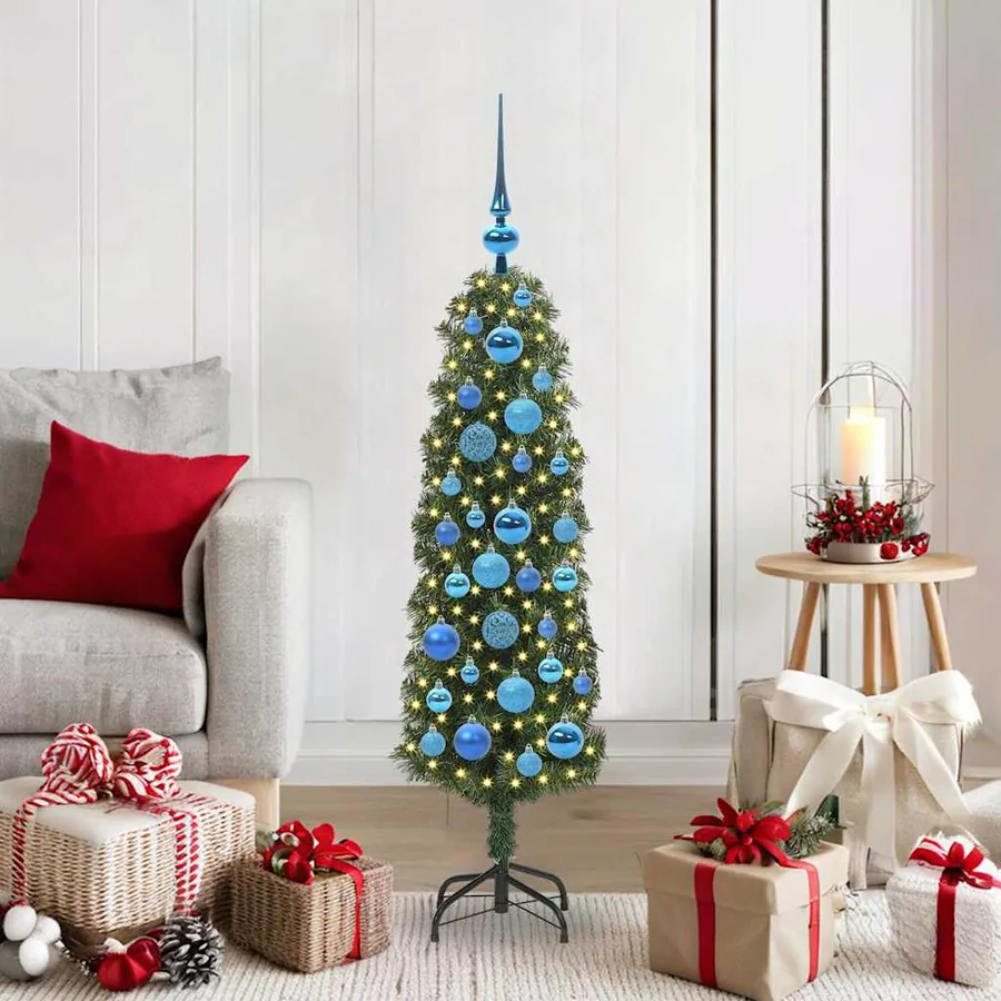 Sapin de Noël artificiel Vert 120 cm PVC et acier et plastique