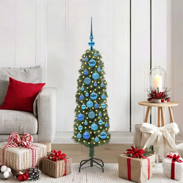 Sapin de Noël artificiel Vert 120 cm PVC et acier et plastique