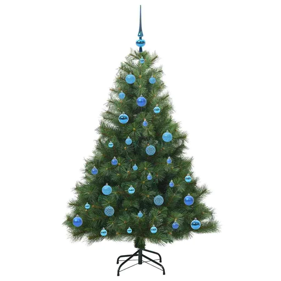 Sapin de Noël artificiel avec 150 LED Vert 150 cm PE et PVC - 4
