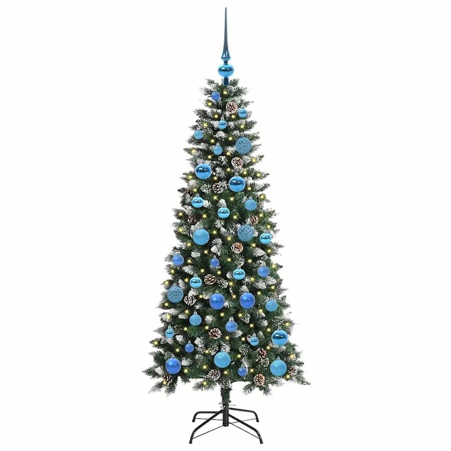 Sapin de Noël artificiel Vert 150 cm PVC, plastique et acier - 3