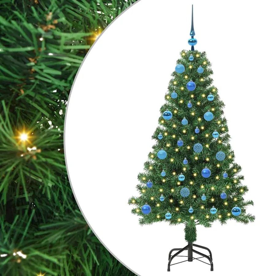 Sapin de Noël artificiel Vert 150 cm PVC, Acier et Plastique - 2
