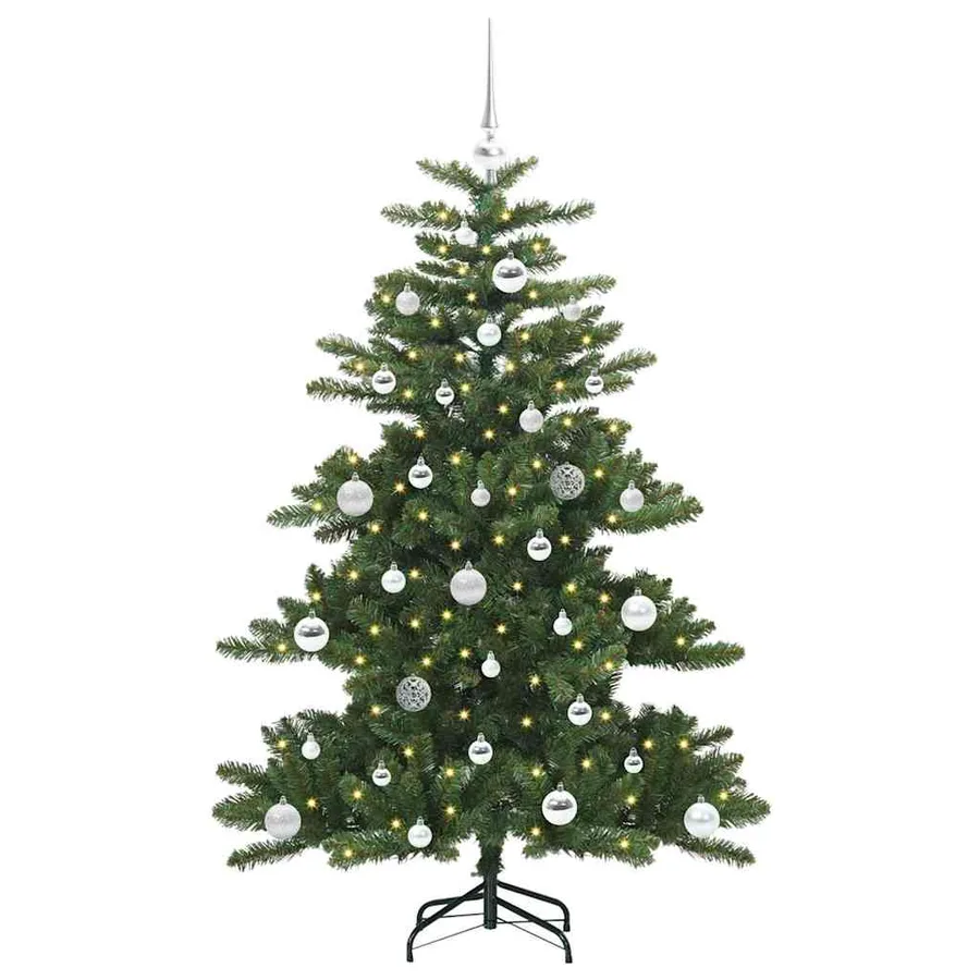 Sapin de Noël Artificiel à Branches Articulées Vert 150 cm - 3