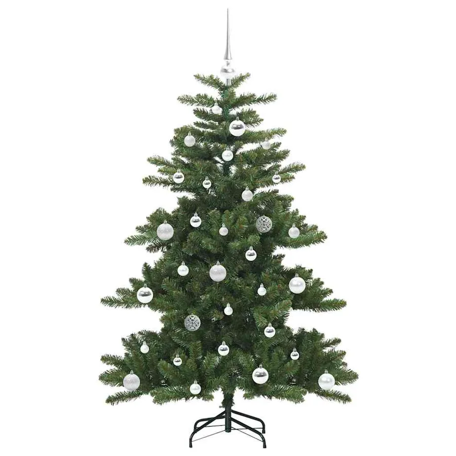 Sapin de Noël Artificiel à Branches Articulées Vert 150 cm - 4
