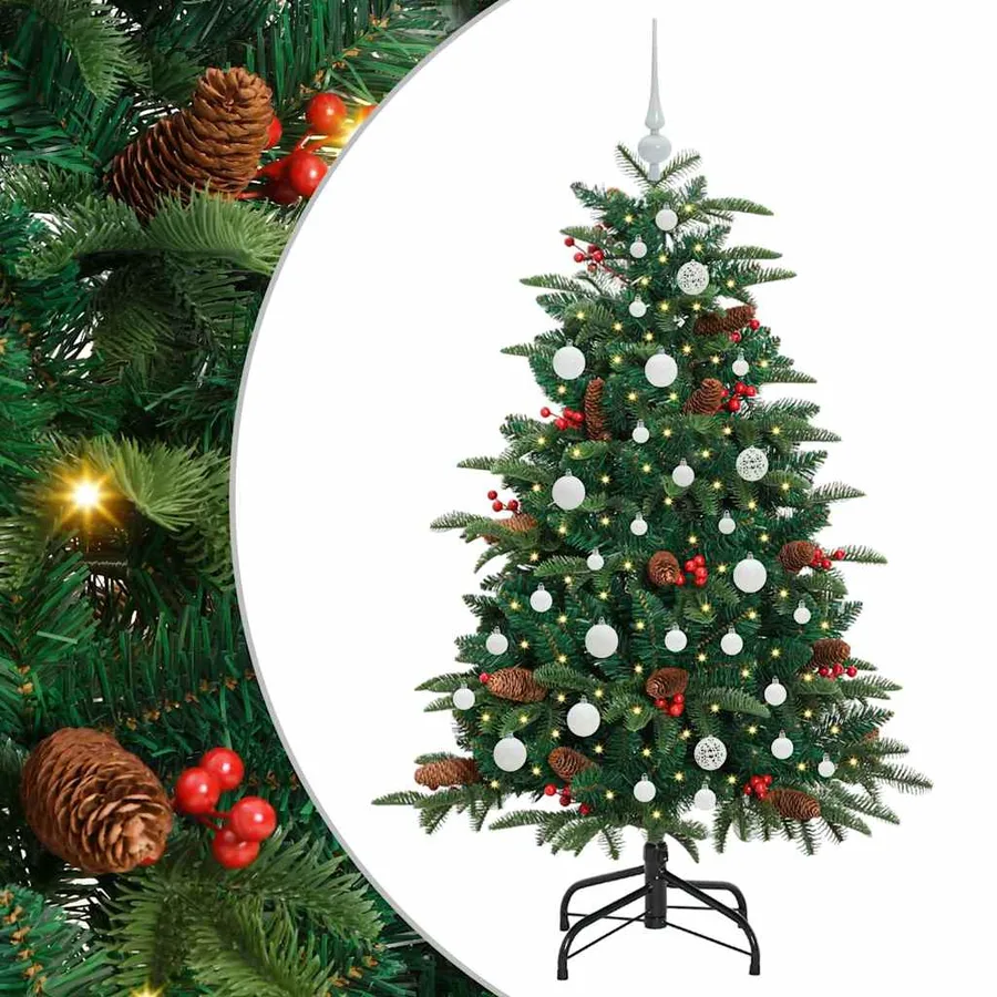 Sapin de Noël artificiel Vert 150 cm PVC, métal et plastique - 2