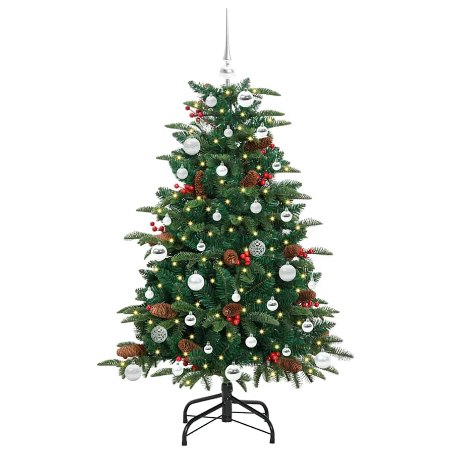 Sapin de Noël artificiel Vert 150 cm PVC, métal et plastique - 3
