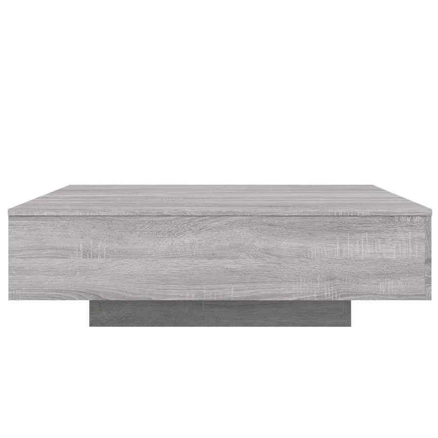 Table basse sonoma gris 100x100x31 cm bois d'ingénierie - 6