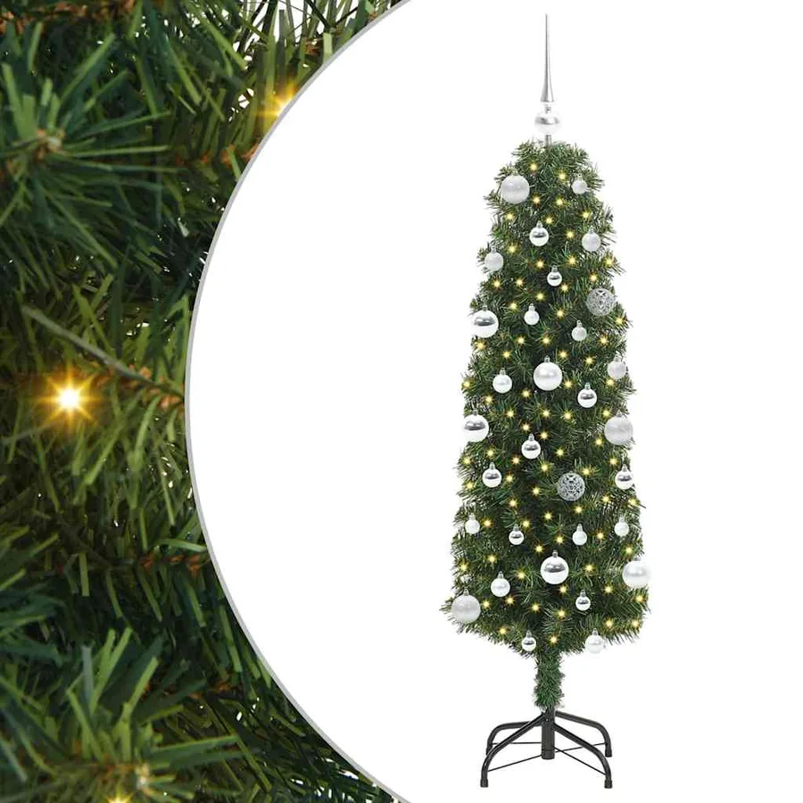 Sapin de Noël artificiel Vert 150 cm PVC et acier et plastique - 2
