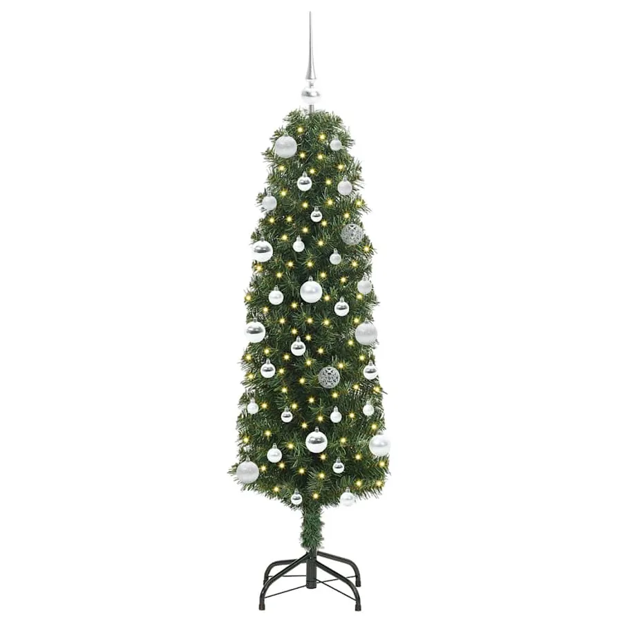 Sapin de Noël artificiel Vert 150 cm PVC et acier et plastique - 3