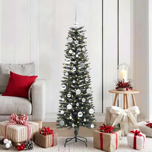 Sapin de Noël artificiel Vert 150 cm PVC, plastique et acier