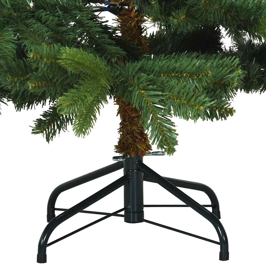Sapin de Noël artificiel avec 150 LED Vert 150 cm PE et PVC - 12