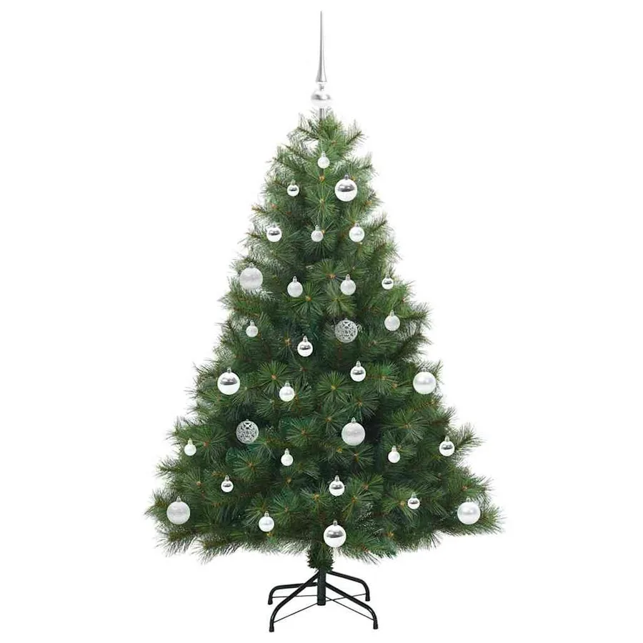Sapin de Noël artificiel avec 150 LED Vert 150 cm PE et PVC - 4