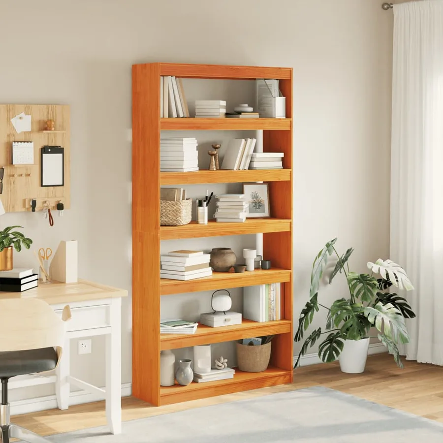 Bibliothèque/Séparateur de pièce 100x30x199,5 cm bois de pin - 3