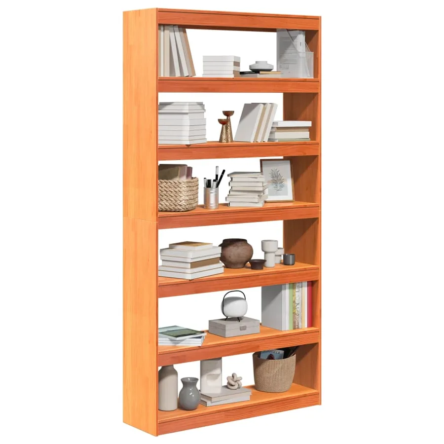 Bibliothèque/Séparateur de pièce 100x30x199,5 cm bois de pin - 4