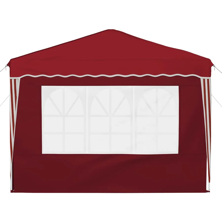 Tente de fête pop-up 288 x 288 x 245 cm Bordeaux Tissu Oxford - 7
