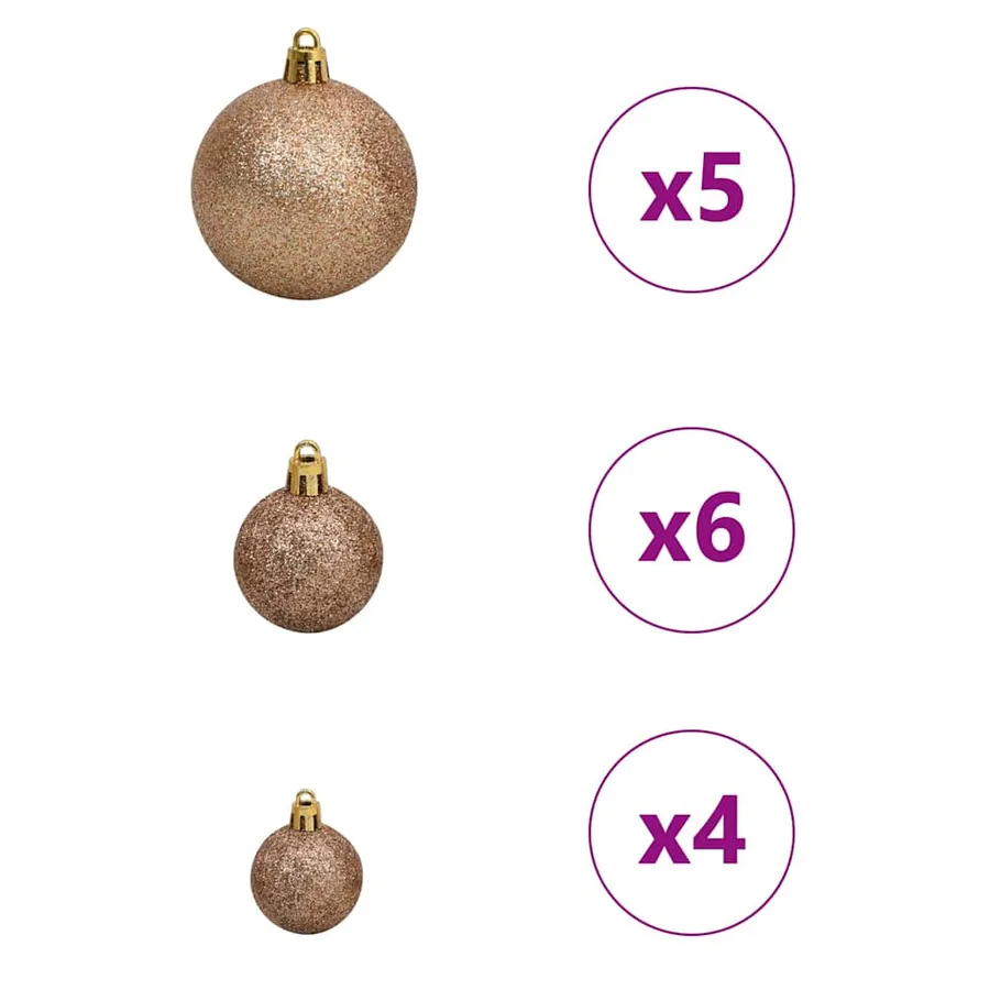 Sapin de Noël Artificiel à Branches Articulées Vert 150 cm - 7