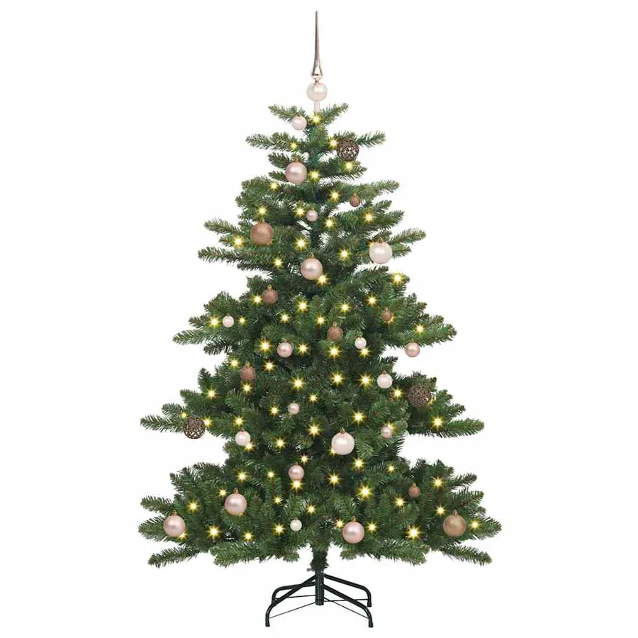 Sapin de Noël Artificiel à Branches Articulées Vert 150 cm - 3