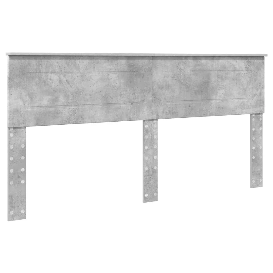 Lit de Rangement Gris béton 180 x 200 cm Bois d'ingénierie - 7