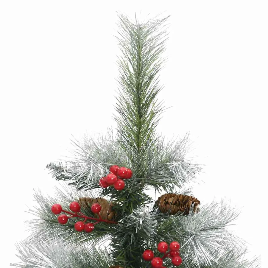 Sapin de Noël artificiel Vert et blanc 150 cm - 14