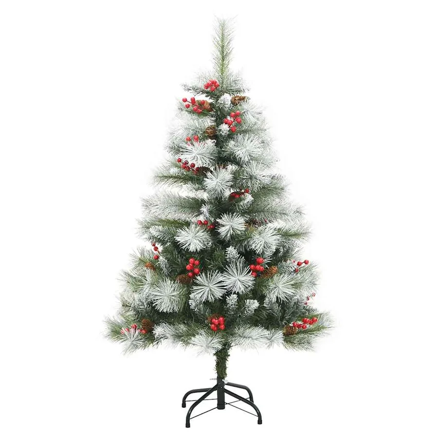 Sapin de Noël artificiel Vert et blanc 150 cm - 7