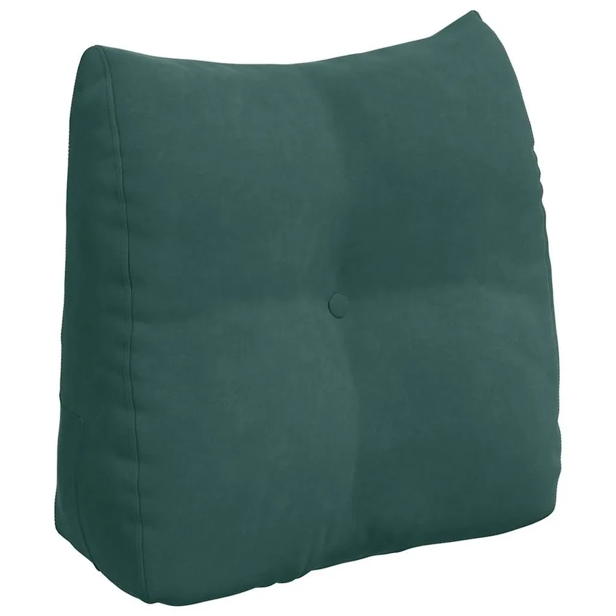 Coussin de Dos Vert foncé 45 x 24 x 50 cm Velours - 2