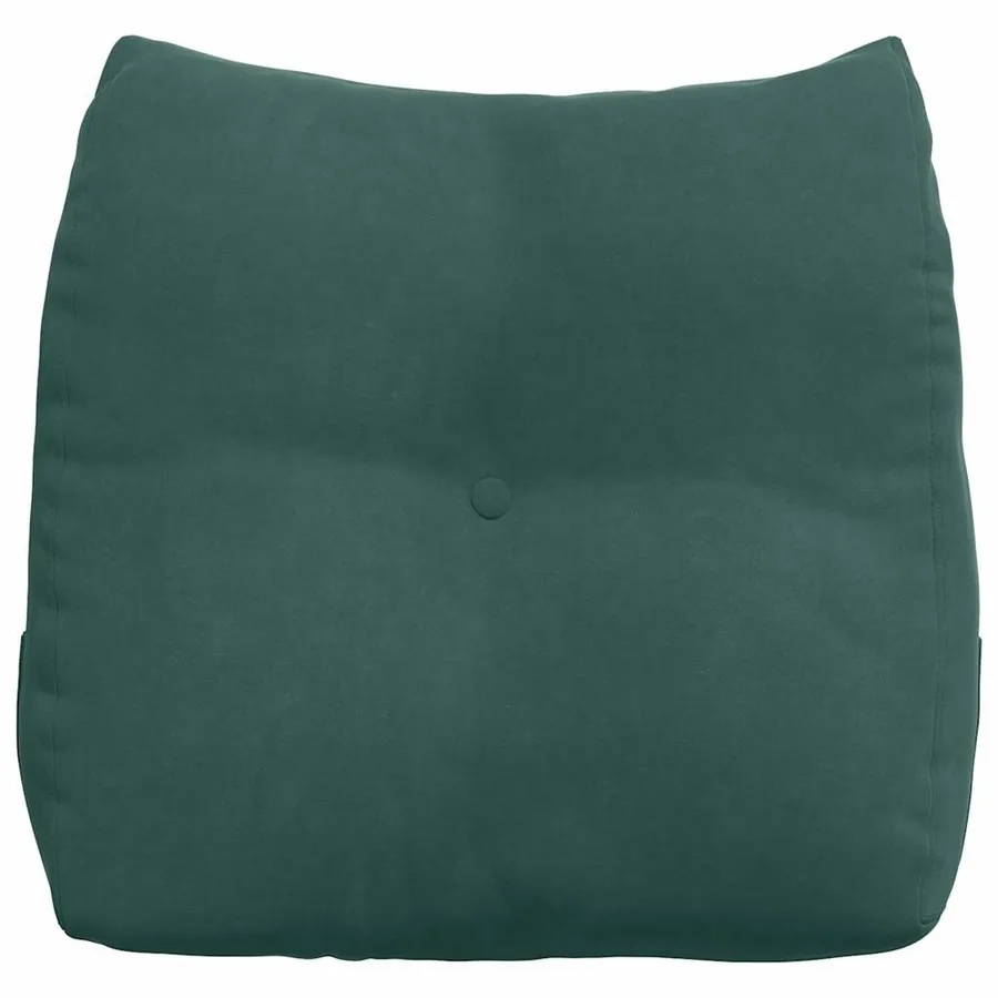 Coussin de Dos Vert foncé 45 x 24 x 50 cm Velours - 6