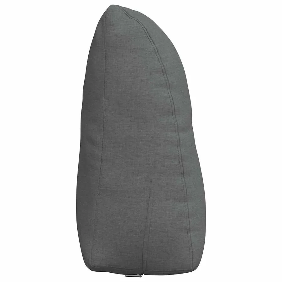 Coussin de Dos Gris foncé 60 x 24 x 50 cm tissu - 7
