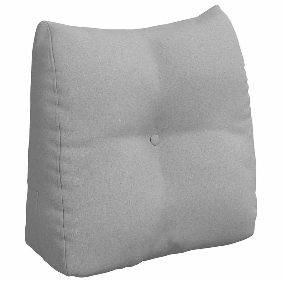 Coussin de Dos Gris nuage 45 x 24 x 50 cm tissu - 2