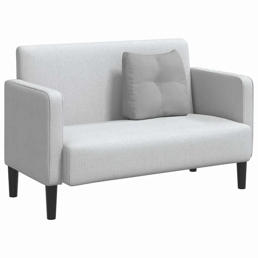 Coussin de Dos Gris nuage 45 x 24 x 50 cm tissu - 3