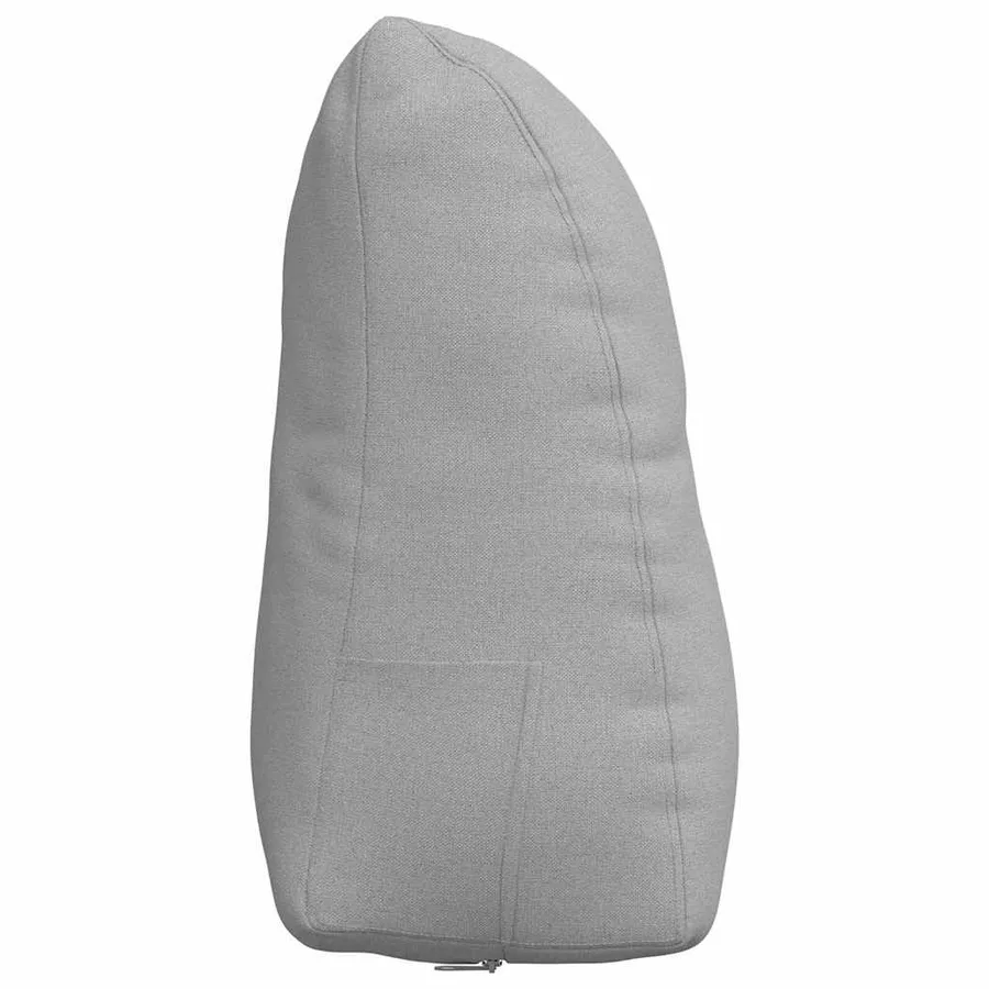 Coussin de Dos Gris nuage 45 x 24 x 50 cm tissu - 7