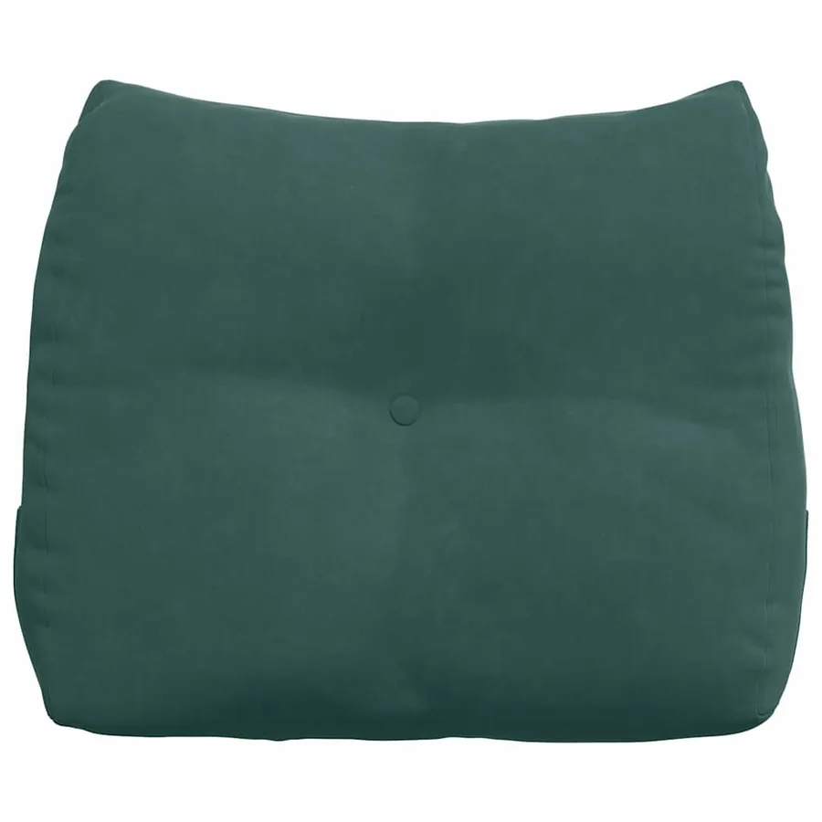 Coussin de Dos Vert foncé 60 x 24 x 50 cm Velours - 6