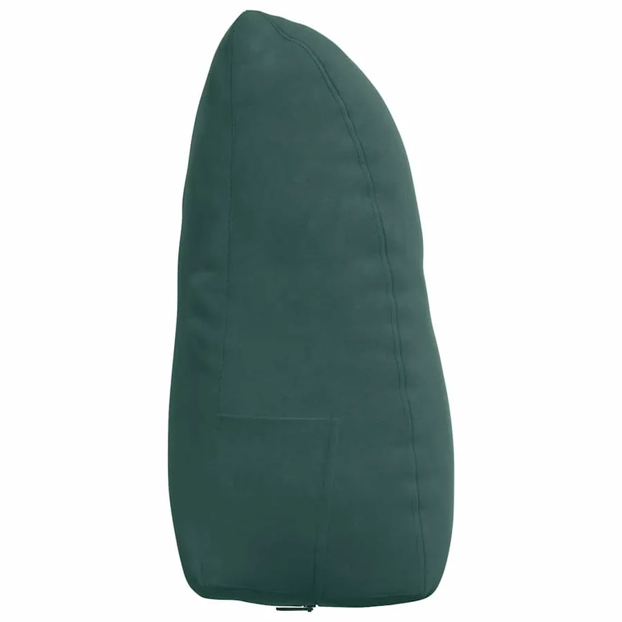 Coussin de Dos Vert foncé 60 x 24 x 50 cm Velours - 7