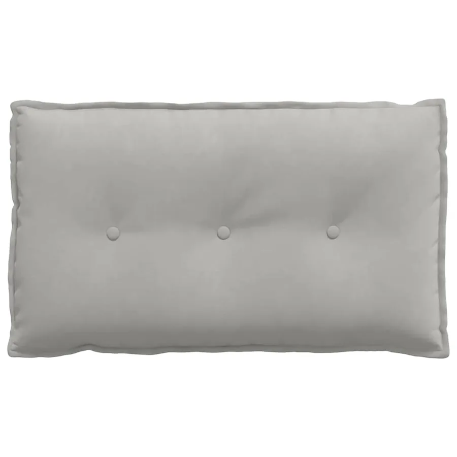 Coussin de Dos Gris clair 80 x 50 cm Tissu en microfibre - 5