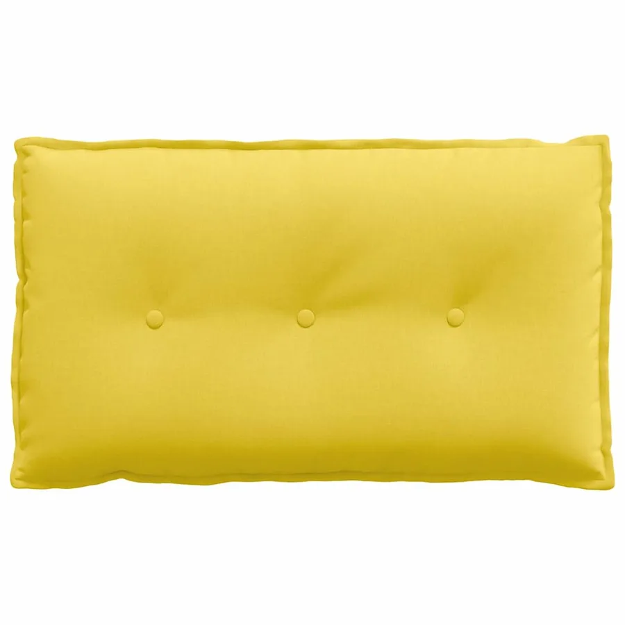 Coussin de Dos Jaune clair 80 x 19 x 50 cm tissu - 5