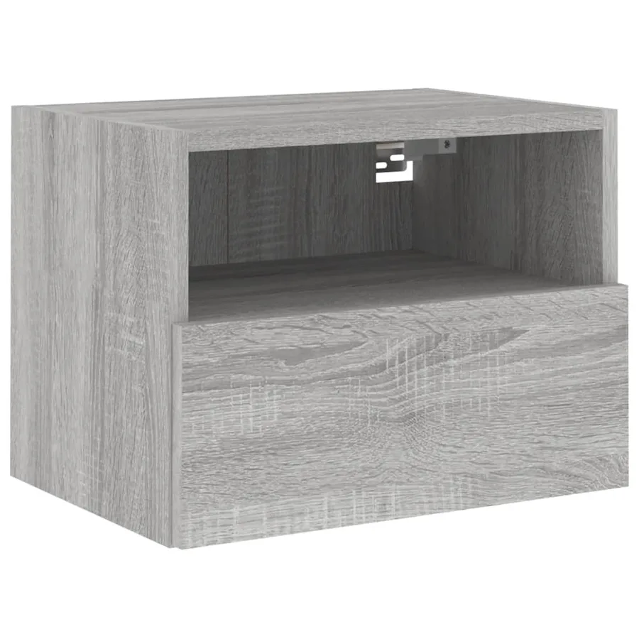 Unités murales TV 5 pcs sonoma gris bois d'ingénierie - 6